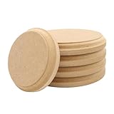 MDF Circle Trophy Edge 18mm 100mm - 300mm Blanks Disk Wood Plaques Trophy Stand (1, 150mm)