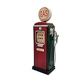 PARSAHO Coin Bank Vintage Fuel Pump Gas Model Pump Petrol Station Piggy Bank Gasoline Money Bank Saving Bank Home Desktop Decoration 12.9'' High…