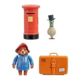 Rainbow Designs Paddington Bear Playset - Letters to Aunt Lucy Toy - Adventures of Paddington Inspired Toy with Suitcase, Post Box & Pigeonton Figure - Imaginative Pretend Playset for Children