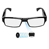 Hereta Spy Camera Glasses with Video Support Up to 256GB TF Card 1080P Video Camera Glasses Portable Video Recorder (Included 32GB TF Card)
