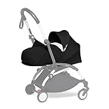 BABYZEN YOYO 0+ Newborn Pack, Black - includes Mattress, Hood, Head Support & Foot Cover - Requires YOYO2 Frame (Sold Separately)