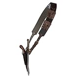 Renaissance Medieval Knight Flintlock Strap Double Holste Adjustable Steampunk Pirate Warrior Cosplay Halloween Accessoires (38# Brown)