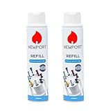 ezkart Pack of 2 - Newport For Lighters - 250ml Newport Compatible with All Lighters | Ideal for Various Purpose like BBQ, Candle, Camping, Kitchen, Cooking Lighter (2)