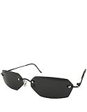 The Movie Shop Ltd Agent Smith Style Sunglasses, Rimless/Smoke Lens