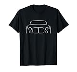 Rover P5 classic British car white outline graphic T-Shirt