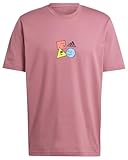 adidas Men's Positivity Shapes Graphic TEE, preloved Crimson, M