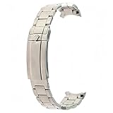 ROUHO Stainless Steel 20Mm 21Mm Strap For Rolex Water Ghost Submariner Series Daytona Series Cosmic Timing-21mm