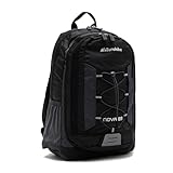 Eurohike Nova 25 Litre Daysack with Ventilated Back Panel, Lightweight, Packable, Adjustable 25L Daypack, Backpack, Rucksack, Bag for Men Women & Kids, School, Commuting, Camping, Hiking (Black)