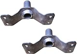 x2 Front Ramp Hinge Brackets, for Ifor Williams HB403, 506, 511 Horse Trailers