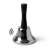 Butler Bell Handle Call Bell Reception Christmas Bells Santa Metal Loud Service Hotel Dinner Counter Handheld School Warehouses Wedding Event Attention Xmas Accessory