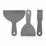 Plastic Putty Scrapers Set Professional Wall Putty Spreader, Plastering and Drywall Repair Spatula, Multi-Purpose Decorating Hand Tool for Smoothing, Leveling and Repairing Surfaces 3PC