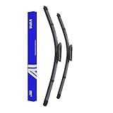 Vipa Car Parts Premium Wiper Blade Kit | Fits: RENAULT SCÉNIC MK3 III MPV (Jun 2009 to Dec 2017) | All-Weather Performance | Durable, Streak-Free Windshield Wipers | Easy Installation