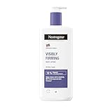 Neutrogena Norwegian Formula Visibly Renew Firming Body Lotion (1 x 400ml), Nourishing Body Cream Designed to Help Restore Skin's Elasticity, Moisturiser made with Glycerin for Skin Hydration