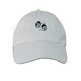 G5 APPAREL Premium 100% Cotton White Bowls Logo Baseball Cap - One Size Adjustable Hat - Sports, Golf, Lawn Bowling