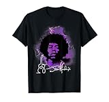 Great musician Jimi Hendrix Themed Star V-Neck T-Shirt - Black, Small, Unisex, Short Sleeve, Classic Fit, Polyester 100%