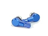 CNC Aluminium Angle Valve 90 Degree Honda NT 700 Deauville RC52A 2006-2012 - Blue