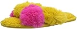 Joules Women's Mabelle Slipper, Yellow, Small 3/4 UK