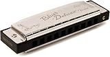 Fender Blues Deluxe Harmonica, Key of C, 10 Holes, Nickel Chrome, Includes Case