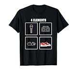 4 Elements Of Hip Hop Rap Rapper Music Break Dance DJ Gift T-Shirt