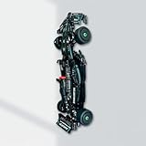 Triformia Secure Display for Lego 42171 Mercedes-AMG F1 W14 E Performance, Made in UK, 3D-Printed Wall Mount Hook for Lego 42171 Mercedes Technic Race Car Replica, Car Not Included