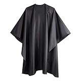 Delkinz Barber Cape with Adjustable Snap Closure waterproof Hair Cutting Salon Cape for Unisex, Perfect for Hairstylists