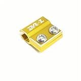 Wivplex Front Rear Brake Lines Hose Cable Guide Clamp Parts Accessories, for Suzuki, DRZ400SM DRZ 400SM DR-Z 400 SM 2005-2021 2022 2023 Motorcycle Brake Hose Clamp(Gold)