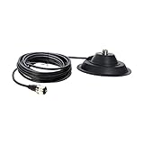 predolo Mount Base 12cm with 5M RG58 Coaxial Cable/Black SO239 Interface/PL-259 Plug for KT-7900D Car Bus Taxi Truck Mobile Radio Antenna