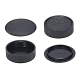 M39 Camera Body Cap & Rear Lens Cover Compatible for Leica L39 M39 Camera and 39mm Screw Mount Lens (2 Pack)