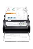 Plustek PS188 Desktop Document Scanner - 30ppm Duplex Scanning - Double Sided with 50 sheet Automatic Document Feeder