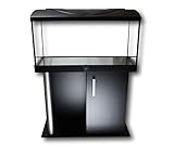 Diversa AQUARIUM WITH LID AND STAND/CABINET Professional Fish Tank - Real Glass, Standard Rectangle (112 Litre Set)