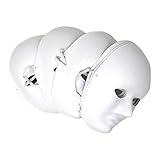 Lexicon Select Rigid Plain Paper Fibre Face Masks - Pack of 5 - With hints and tips for use - Ideal for decorating for Halloween, Christmas/Nativity