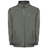 Lambretta Mens Harrington Retro MOD Classic Jacket (as8, alpha, x_l, regular, regular, Khaki)
