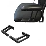 Chair Armrest Replacement Compatible with IKEA Markus, Replacement Cushions for Popular Ergonomic Swivel Chairs, Easy Clip-On（A Pair）