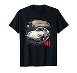 911 Turbo Retro Vintage 964 car classic automotive track T-Shirt