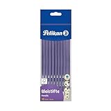 Pelikan HB Pencils with Rubber Tips, Pack of 10 Graphite Pencils