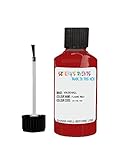 Irish Charm Plaques Scobby Paints Car Touch Up Paint 25ML - Vauxhall Colour (FLAME RED 547/79L/79U VAUXHALL)