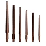 SPORTARC 1PCS/6PCS Taper Reamer Set, 1:50 Conical Degree Sharp Manual Pin Taper Shank Hand Reamer 3/4/5/6/8/10mm, Morse Taper Reamer