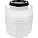 Browin 360130 Wide-Neck Barrel 30 L with Lid White 30 L