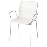 IKEA TORPARÖ Chair with armrests, in/Outdoor, White/Grey