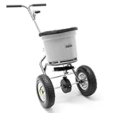 The Handy Broadcast Spreader for Fertiliser, Seed or Refined Salt - 23kg Hopper, Adjustable Spread, Puncture Proof Tyres & 2 Year Guarantee