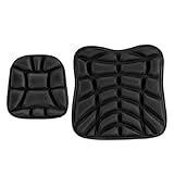 DDVOS Motorcycle Seat Cushion for Triumph Sprint GT 1050 2010-2013, Cushion Pressure Relief Ride Motorcycle Air Cushion Shock Absorbing and Breathable,C C