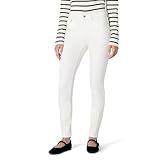 Amazon Essentials Stretch High-Rise Skinny Jeans, White, 14