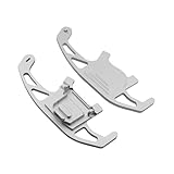 for VW for Golf 7 GTI R GTE GTD for Volkswagen for Tiguan for R-line Car Steering Wheel Replace Shift Paddles for DSG Extension Shifters Accessories(Silver)