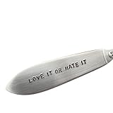 Love It or Hate It Spreader - Vintage Silver Plated Yeast Extract Food Spreader - Fun Foodie Birthday or Christmas Gift