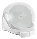 Maxview MXL023 VUQube 2 Fully Automatic Portable/Roof Mount Caravan Motorhome Satellite Dish with Twin LNB - White