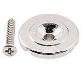Musiclily Pro Steel Round Vintage Bass String Guide Retainer for Jazz Bass/Precision Bass Electric Bass, Nickel