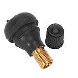 10x TR412 Tubeless Tyre Valves Rubber Snap In Short MotorBike Lawn Mower Quality
