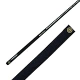 BCE Unisex Jw-10am BCE 2 Piece Mark Selby Snooker Pool Cue with Classic Case 145cm 9 5mm cue, black butt/ natural wood shaft, 57 UK