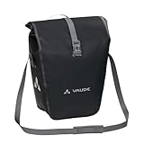 VAUDE Bike Pannier Bag Aqua Back Single 1 x 24 L in Black, Waterproof Rear Bike Pannier, Pannier Bag for Bicycles, Easy Attachment – Made in Germany