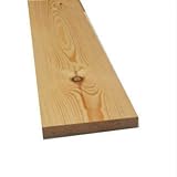 Pine Planed All Round Timber Plank 150mm x 25mm (6" x 1") 2.4m (Pack of 4)